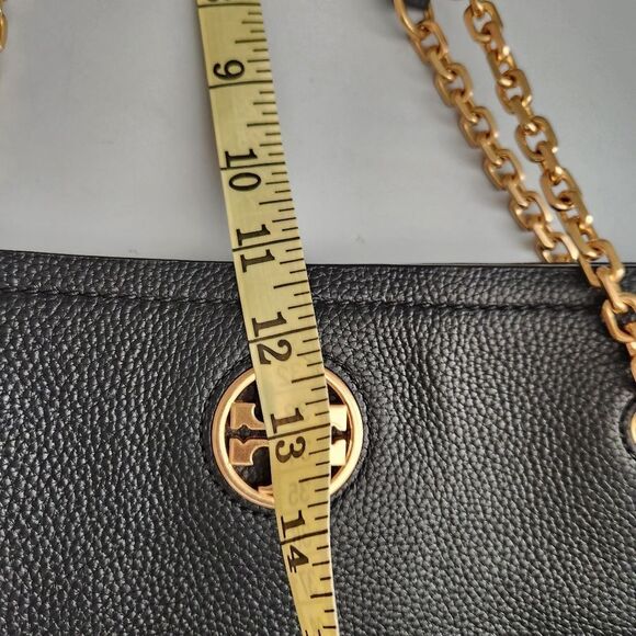 Tory Burch Carson Chain-link Leather Tote Bag - Picture 13 of 16